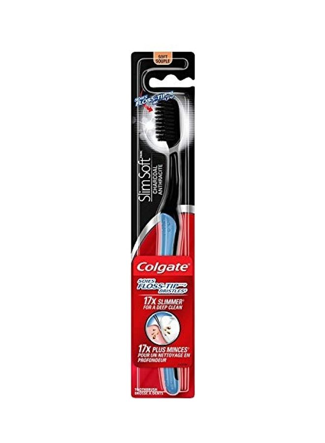 Colgate 4-Piece Charcoal Toothbrush Set Black - Image 4