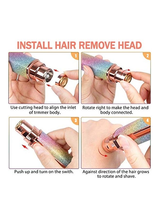 2-In-1 Eyebrow Trimmer With USB Cable - Image 2