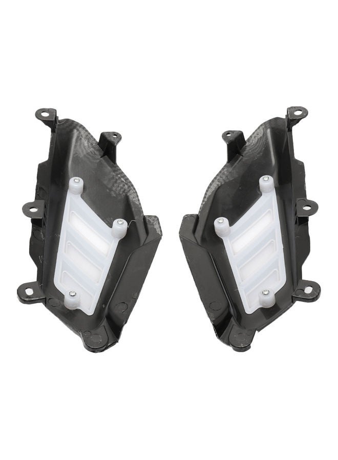Generic 2-Piece Motorcycle Left And Right Carbon Fiber Tank Side Cover  - Image 3