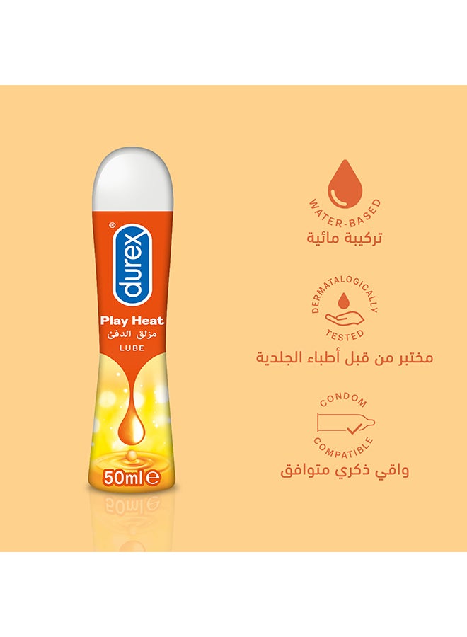 Durex - Play Heat Lube - 50ml Gel - Image 1