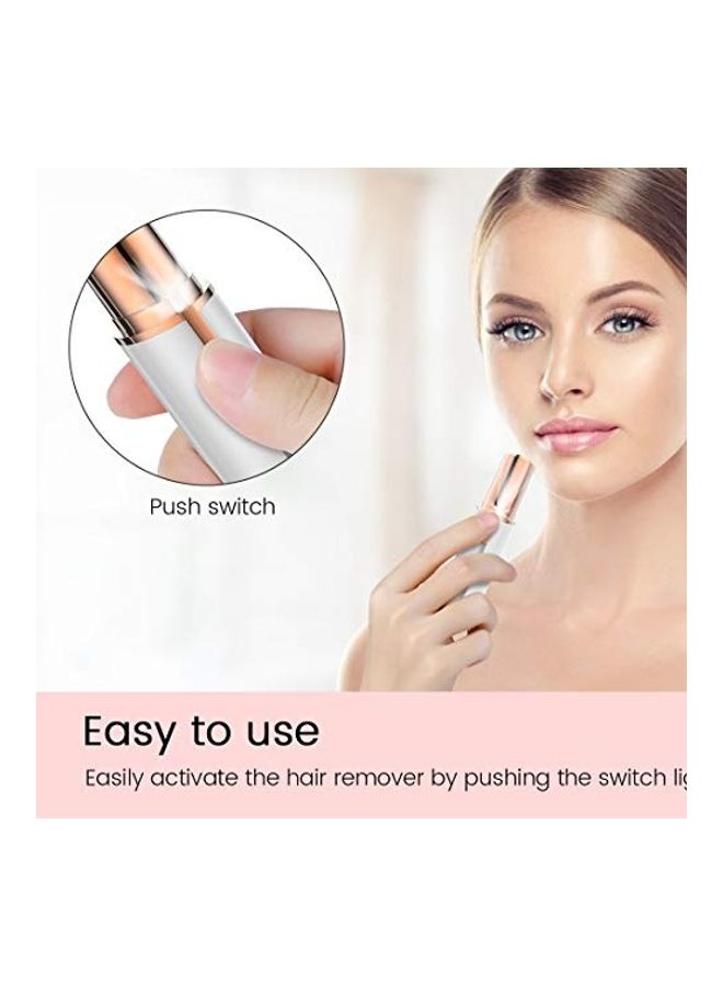 Portable Facial Hair Remover White/Gold - Image 4