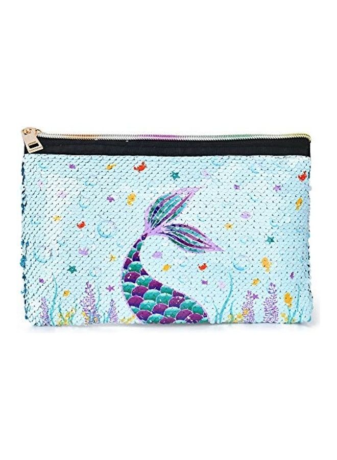 Generic - Mermaid Cosmetic Bag Blue/Purple - Image 1