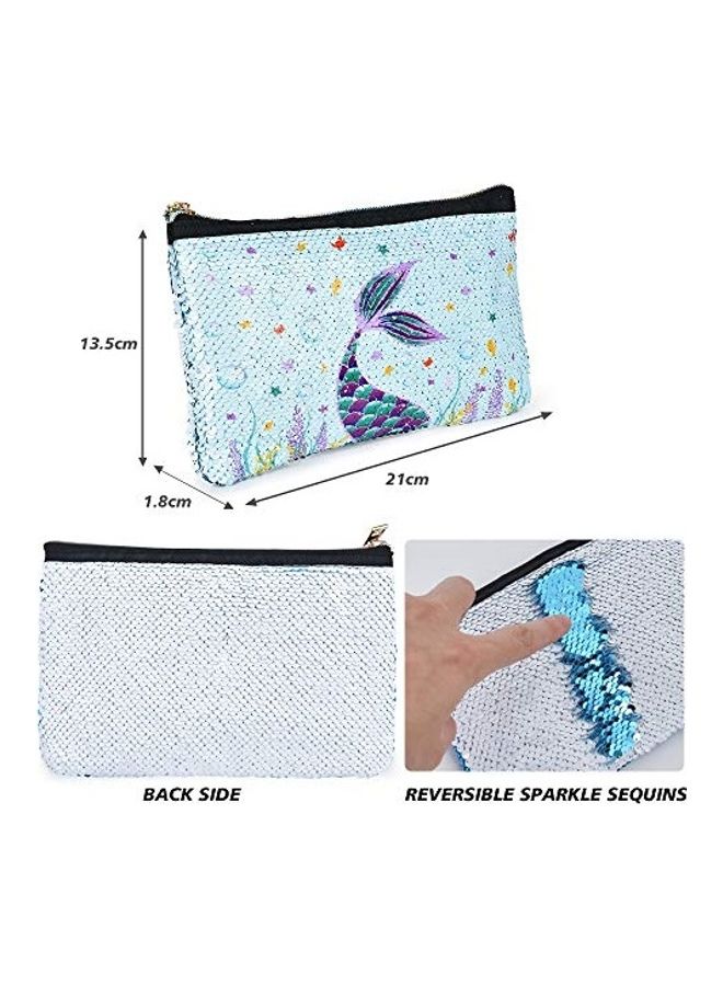 Generic - Mermaid Cosmetic Bag Blue/Purple - Image 1