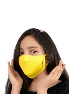 maskie Kids Childrens Face Masks, Reusable and Washable - 3 Pack Maskie Breathable UV Sanitized Cotton Face Mask with Adjustable Ear Loops  - Image 1