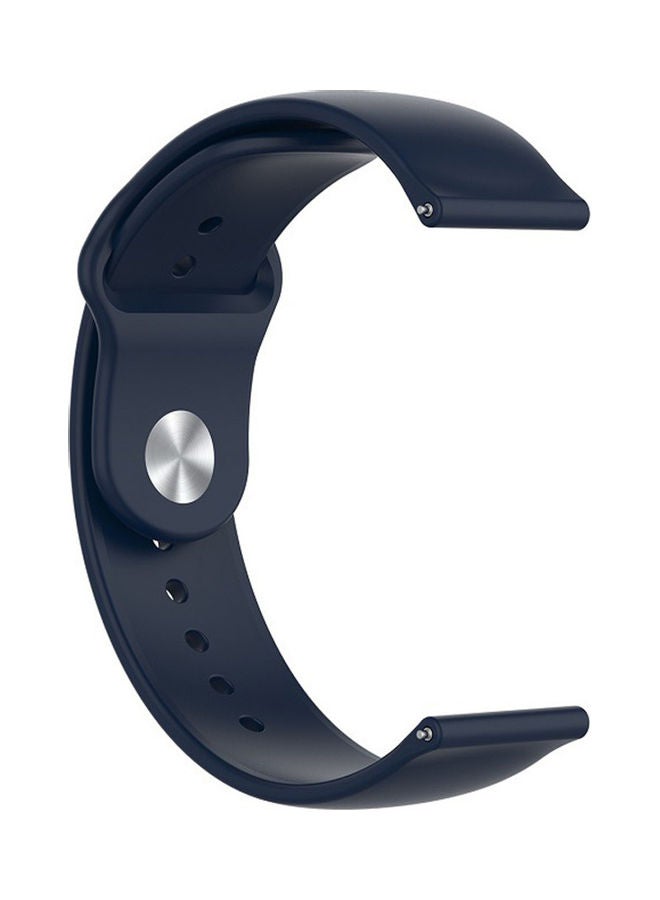 Replacement Smart Watch Strap 22mm Navy Blue - Image 1