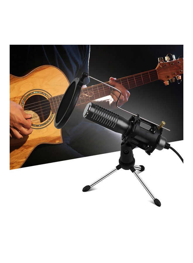 USB Condenser Microphone Set Black - Image 5