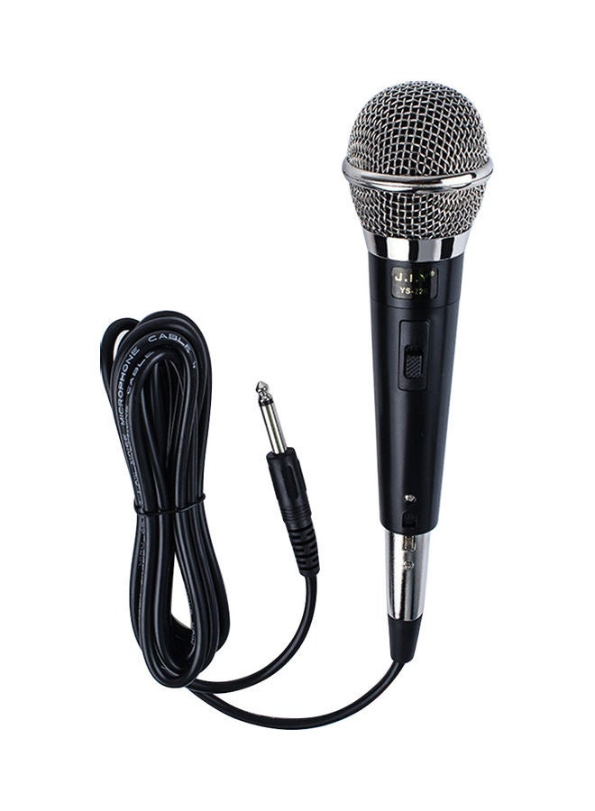 Generic Wired Dynamic High Fidelity Microphone Black 