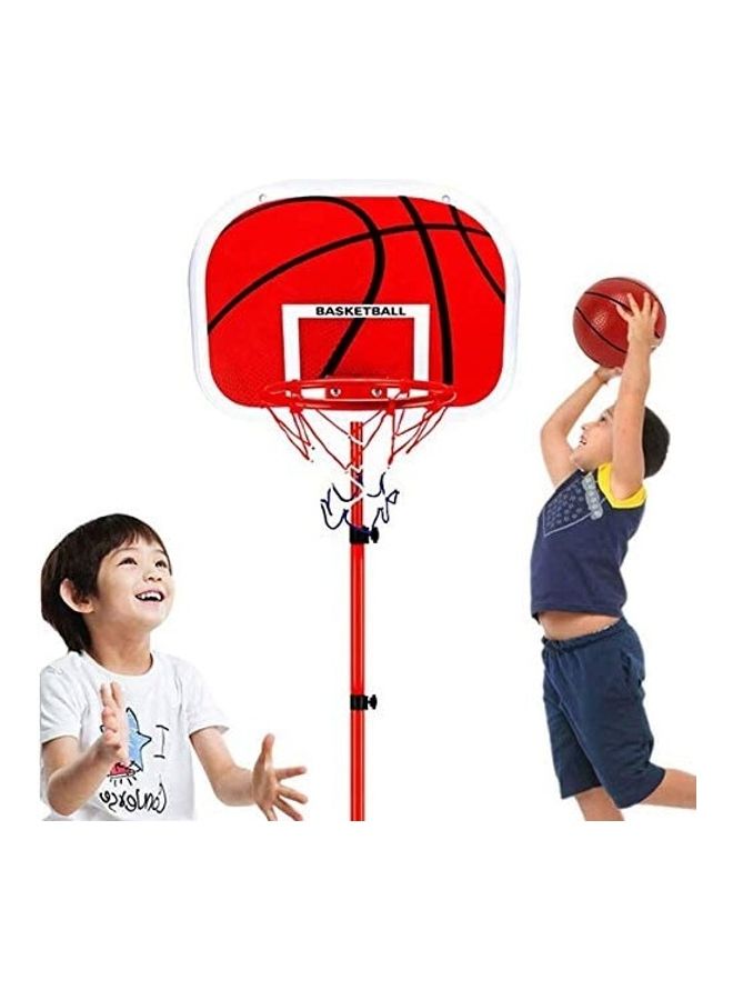 Adjustable Basketball Goal Hoop With Ball ‎59.5x20x14.5cm  - Image 4