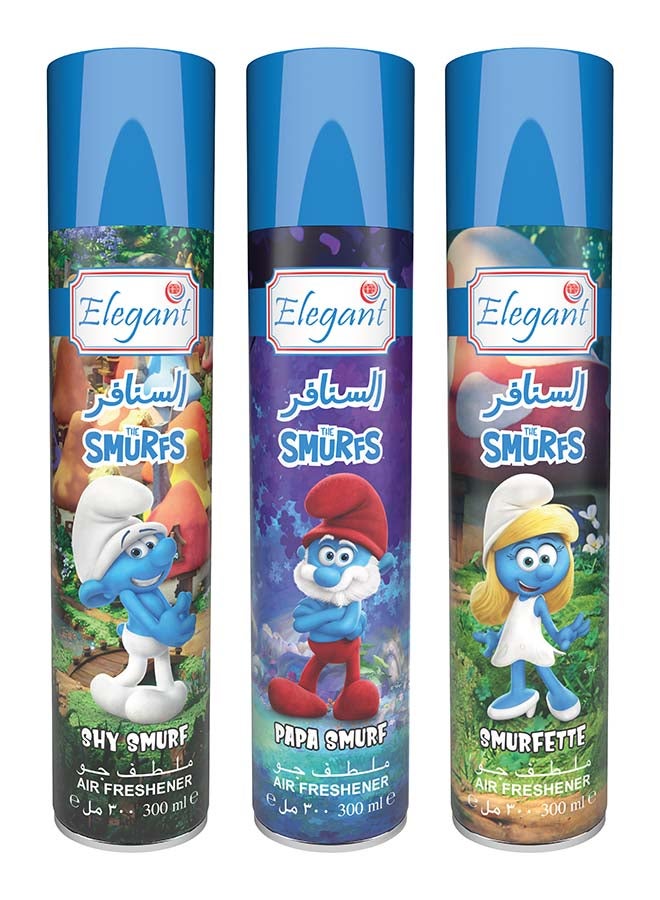 Elegant - Smurfs Assorted Air Freshener 300ml Pack of 3 - Image 1