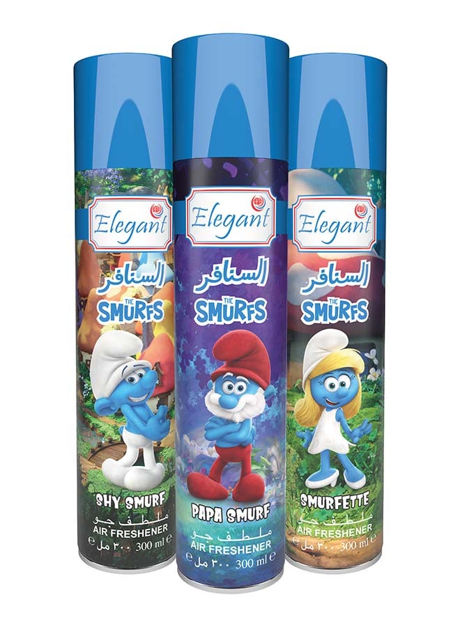 Elegant - Smurfs Assorted Air Freshener 300ml Pack of 3 - Image 1