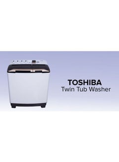 Toshiba Twin Tub Washer VH-H130WBB White/Black  - Image 4