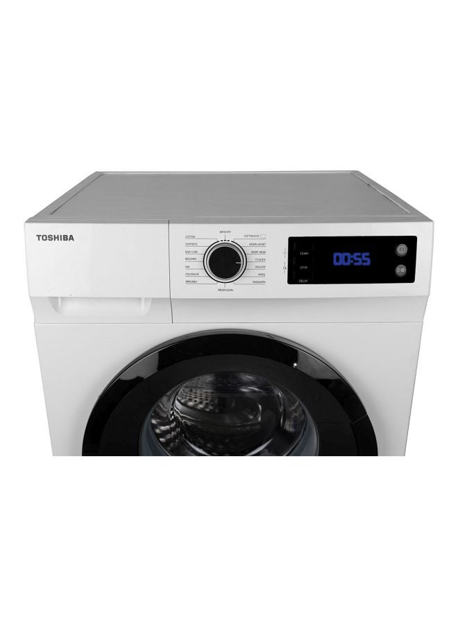 Toshiba - Real Inverter Digital Display Front Load Washer 7 Kg 255 W TW-BH80S2BB Silver/Black - Image 1