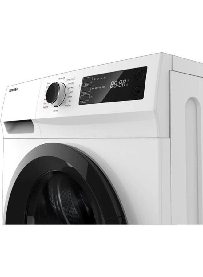 Toshiba - Real Inverter Digital Display Front Load Washer 7 Kg 255 W TW-BH80S2BB Silver/Black - Image 1