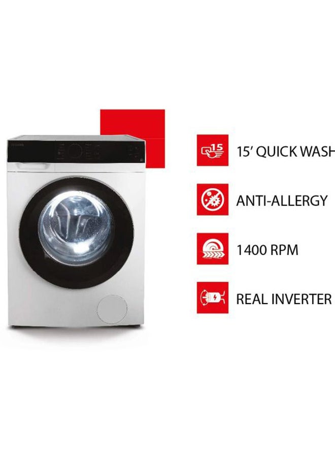 Toshiba - SameLoads Front Load Washer With Dryer 8Kg TWD-BH90W4BB White/Black - Image 1