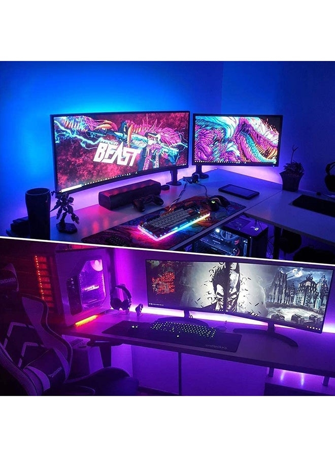 Generic - LED Strip Light With Remote Multicolour 5meter - Image 1