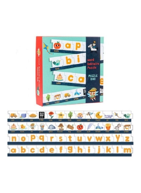 Word Card Early Learning Puzzle Set