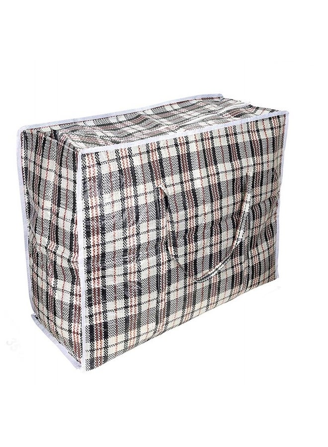 4-Piece Zippered Laundry Bag Set Multicolour 90x75x35cm