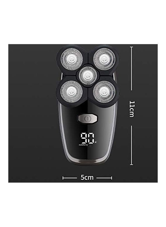Generic - 5-In-1 Rotary Electric Shaver Black 5x11cm - Image 1