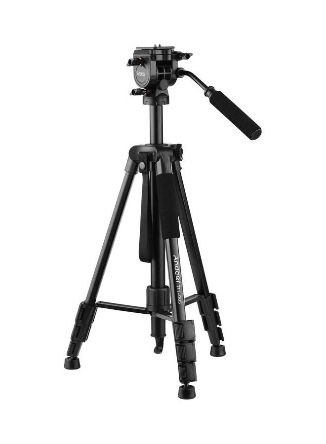 ANDOER Aluminum Alloy Tripod Stand Black  - Image 1