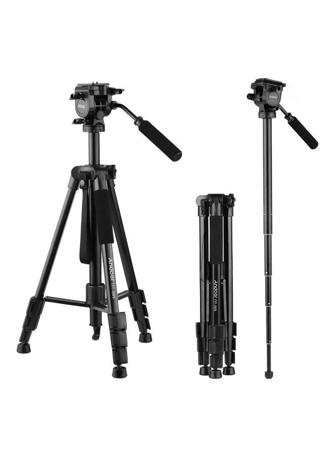 ANDOER Aluminum Alloy Tripod Stand Black  - Image 5