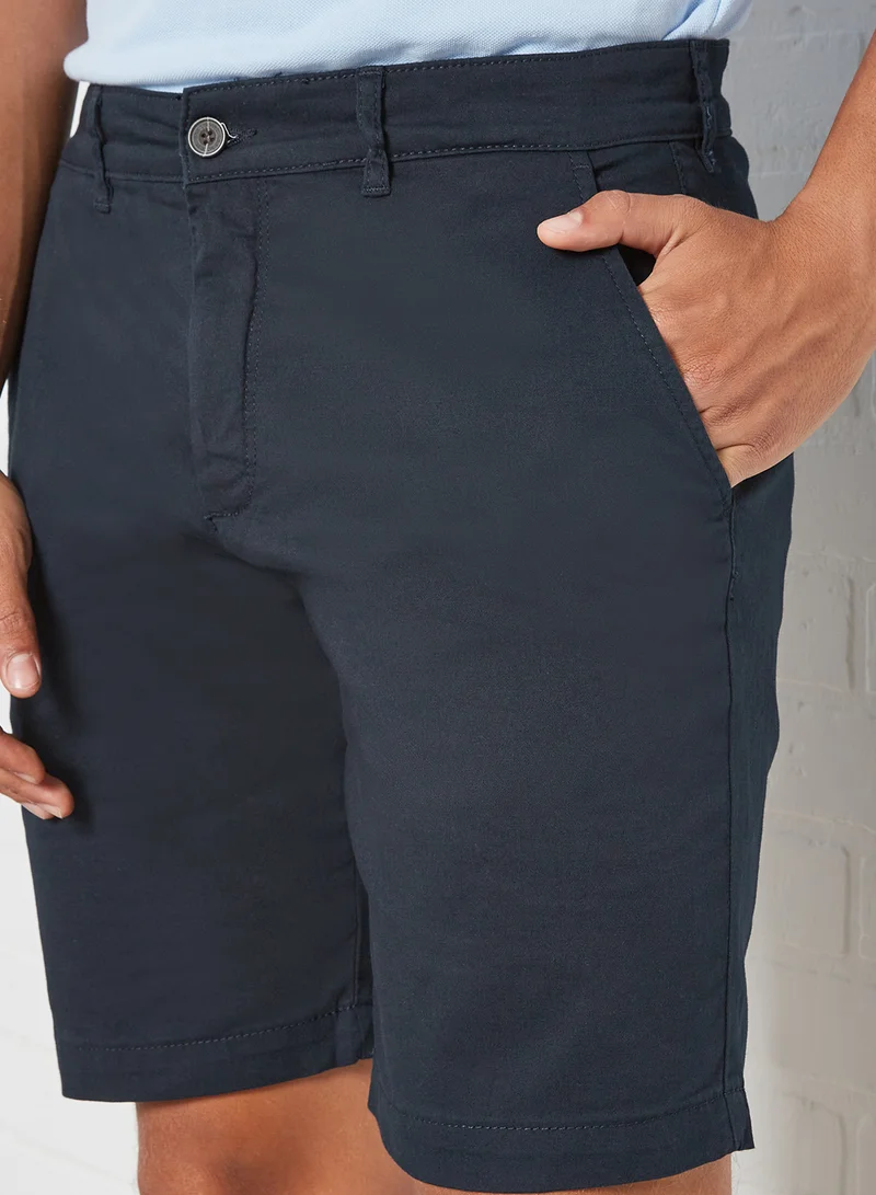 Lyle & Scott Chino Shorts Dark Navy