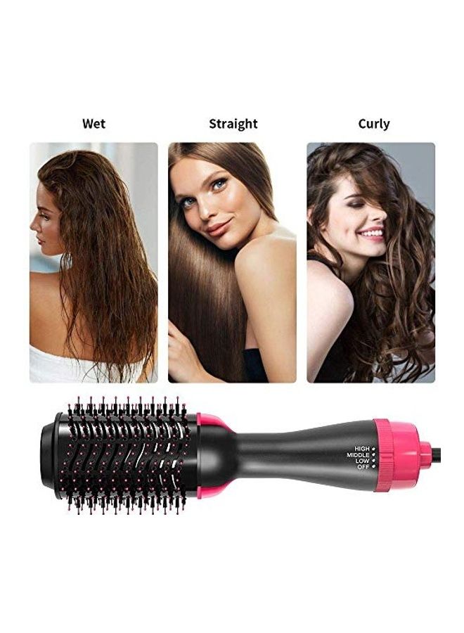 3-in-1 Hot Air Brush Black/Pink