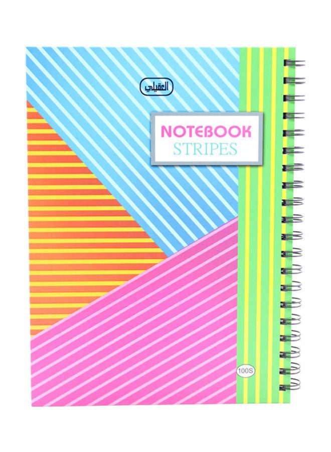 ماركة غير محددة - NOTE BOOK دفتر تمارين جامعي 150 ورقة مربعات متعدد الألوان - Image 1