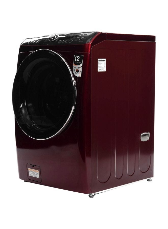غسالة ومجفف ملابس بسعة 15 كجم DWC-AD121DC أحمر وأسود