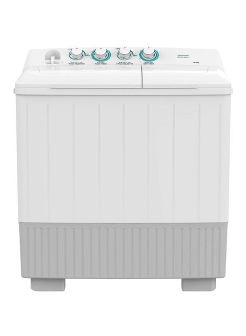 Hisense Twin Tub Washing Machine, 14 Kg, Xpb140-Sxc14 ,Min 1 Year Manufacturer 220 W XPB140-SXC14 White/Grey