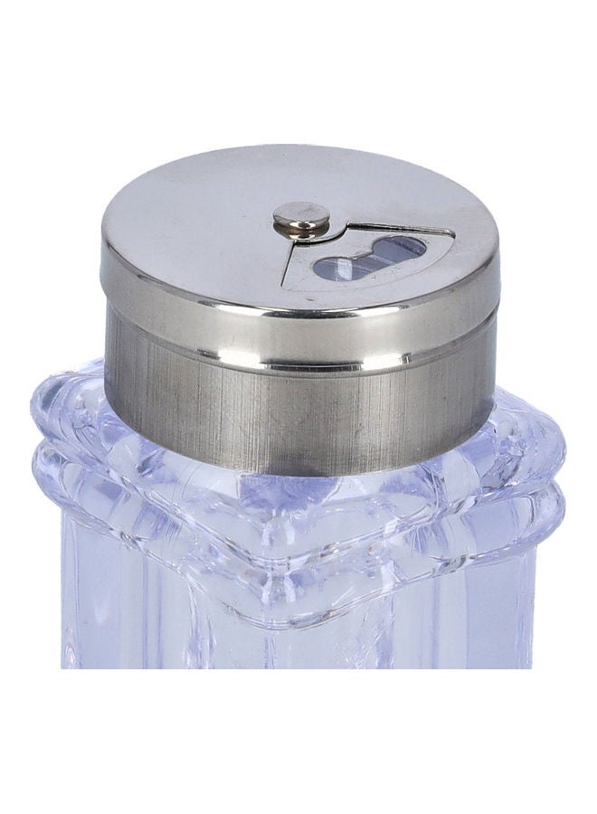 DELCASA Salt Shaker Clear/Silver 9cm  - Image 3