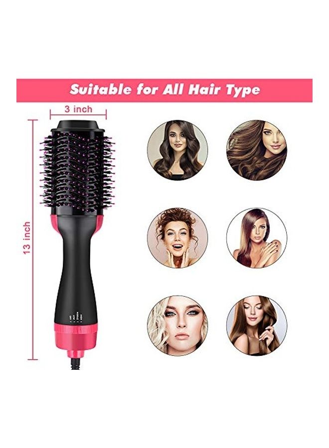 Hair Dryer Brush Black/Pink - Image 5