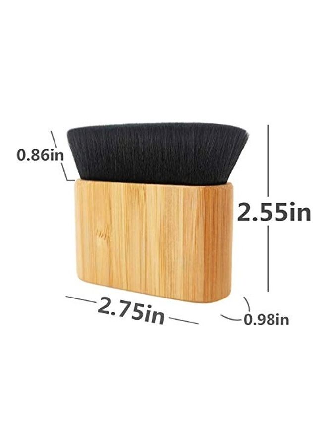 Kabuki Makeup Brush Beige/Black - Image 3