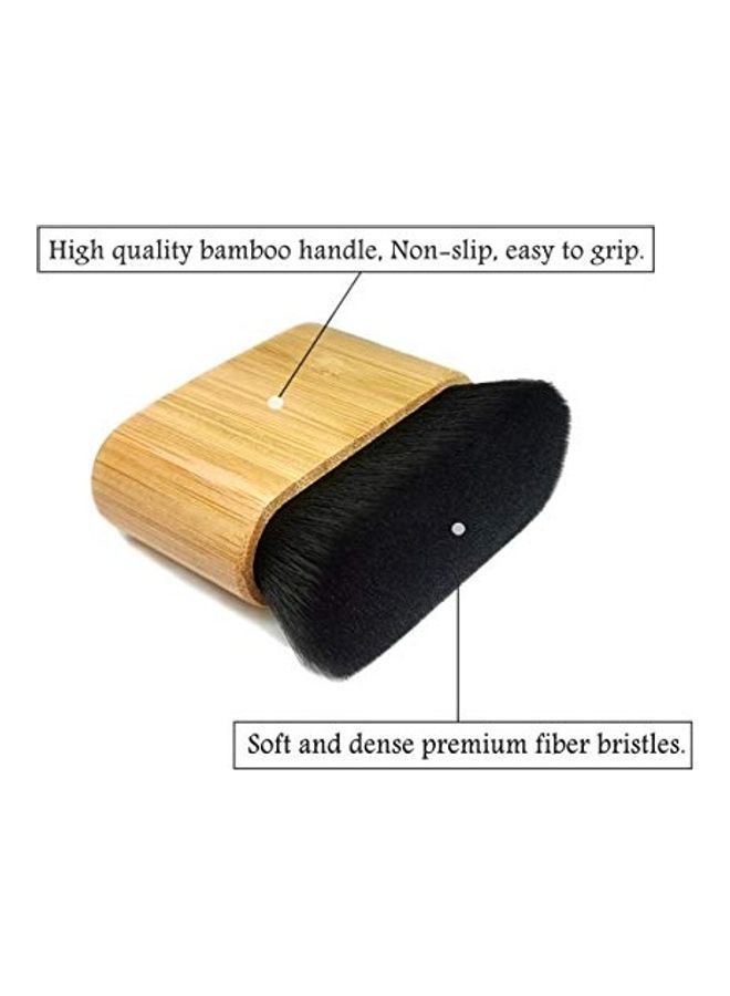 Kabuki Makeup Brush Beige/Black - Image 5