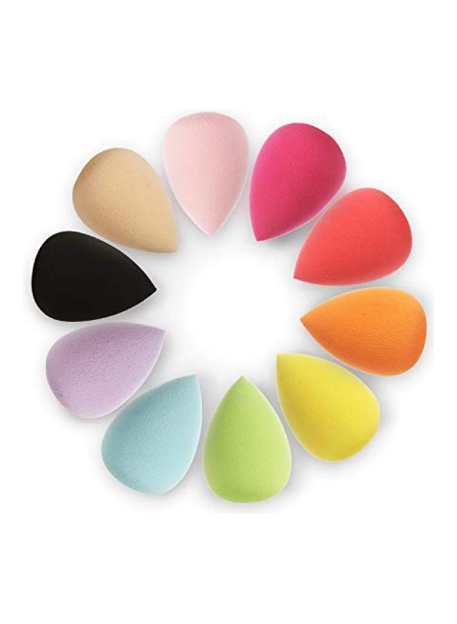 10-Piece Makeup Sponge Set Multicolour - Image 1