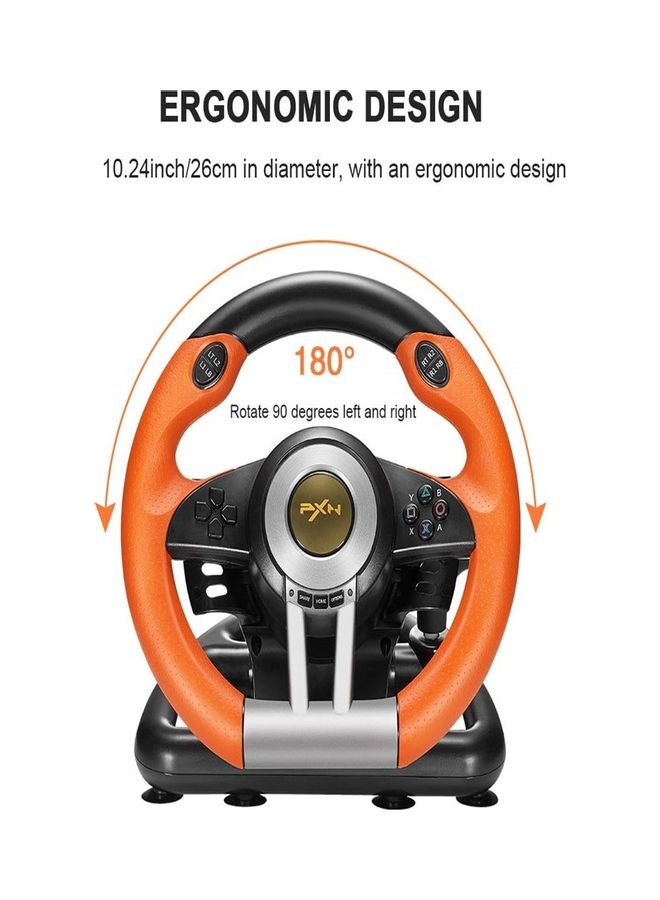 PXN - 5-In-1 Racing Wheel For Xbox One/Xbox Series X/S/PC/PS3/PS4/Nintendo Switch - Image 1