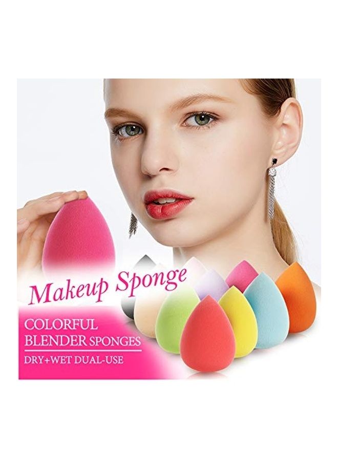 10-Piece Makeup Sponge Set Multicolour - Image 3