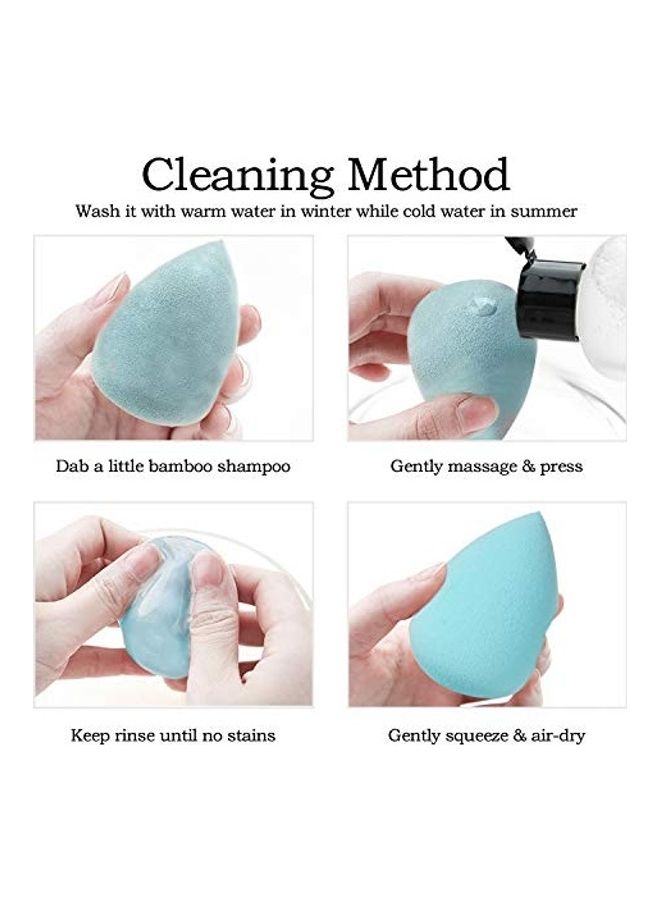 10-Piece Makeup Sponge Set Multicolour - Image 4