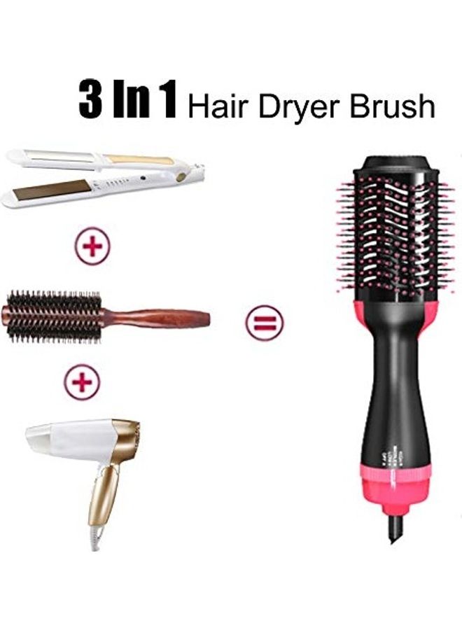 طقم فرشاة ومجفف شعر مع مشبك مكون من 4 قطع - Image 2