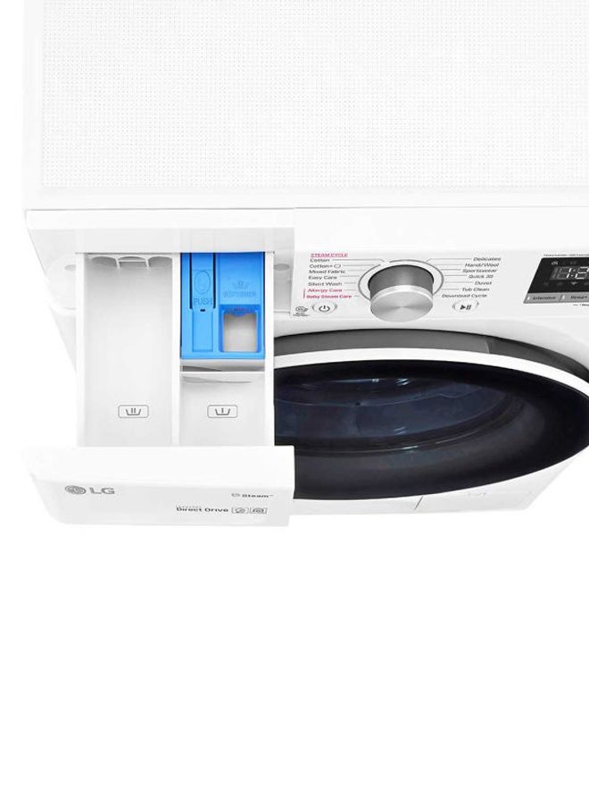LG - Front Load Washing Machine 9 Kg 2100 W WFV0914WH White - Image 1
