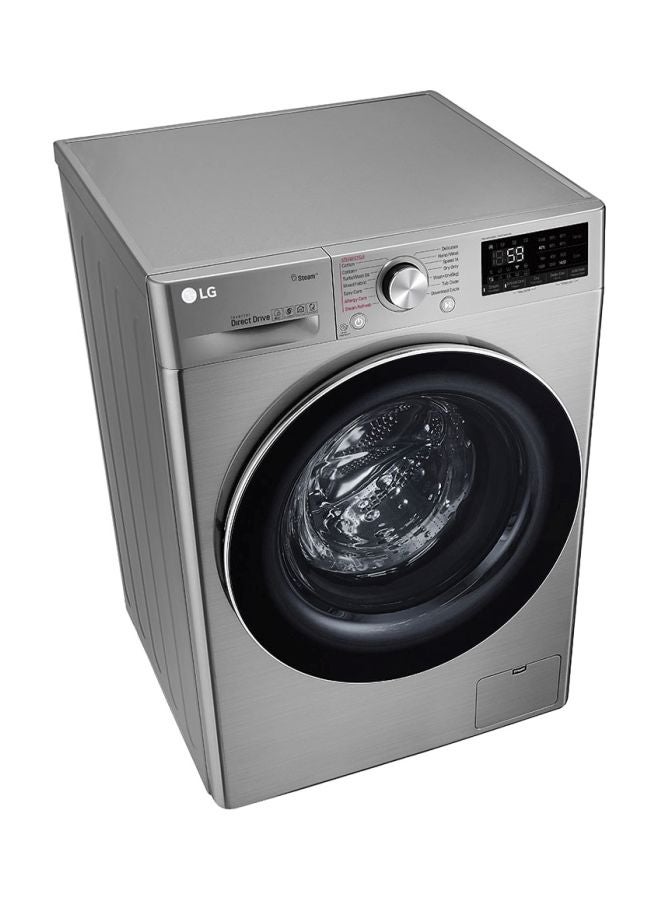 إل جي - غسالة بفتحة أمامية سعة 10.5 كجم مع مجفف بسعة 7 كجم WSV1107XMT أسود/ فضي - Image 1