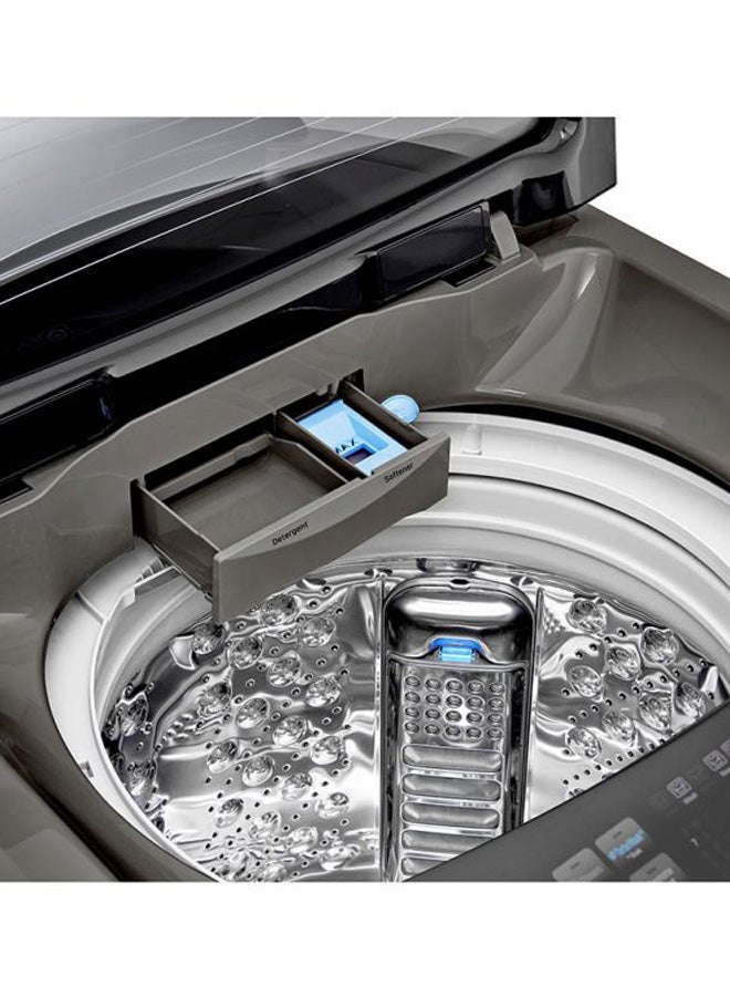 LG - Top Load Fully Automatic Washing Machine, 16 Kg, HEDD Motor, SmartThinQ Wi-Fi WTS16HHMK Stainless Silver - Image 1