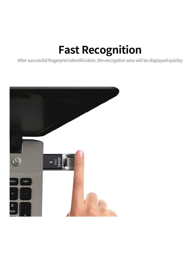 Lexar F35 USB3.0 Metal Fingerprint Encryption U Disk Flash Drive 256 GB - Image 3