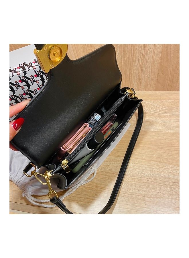 Printed Crossbody Bag White/Black  - Image 5