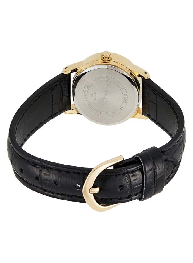 CASIO Women's Enticer Quartz Analog Watch LTP-V002GL-7BUDF - 25 mm - Black - Image 2