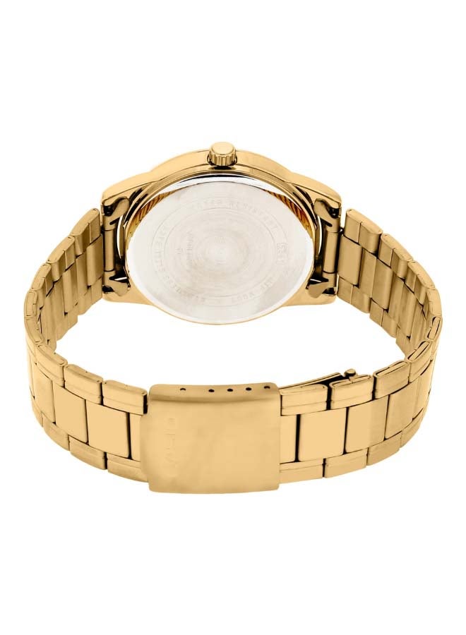 CASIO Women's Stainless Steel Analog Watch MTP-V001G-9BUDF - 38 mm - Gold  - Image 2