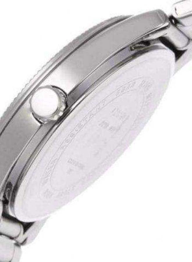 كاسيو ساعة يد رسمية بعقارب طراز LTP1302D-1A2 - قياس 31 مم - لون فضي للنساء - Image 4