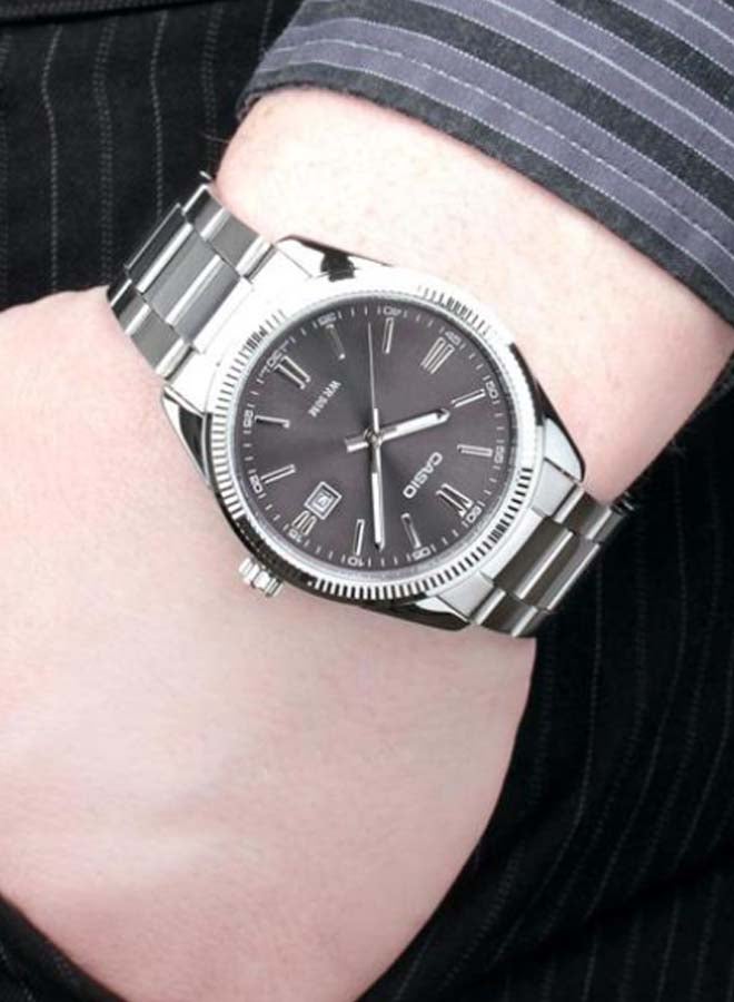 كاسيو ساعة يد رسمية بعقارب طراز LTP1302D-1A2 - قياس 31 مم - لون فضي للنساء - Image 5