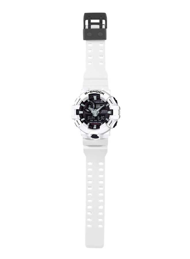 G-SHOCK - Men's Water Resistant Analog-Digital Watch GA 700 - 7ADR - 58 mm - White - Image 1