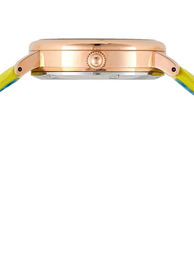 كاسيو ساعة شين جلدية بعقارب طراز 4047PGL-9AUDR - Image 4