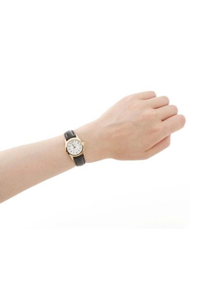 CASIO - women Leather Analog Wrist Watch LTP-V001GL-7B - 25 mm - Black - Image 1